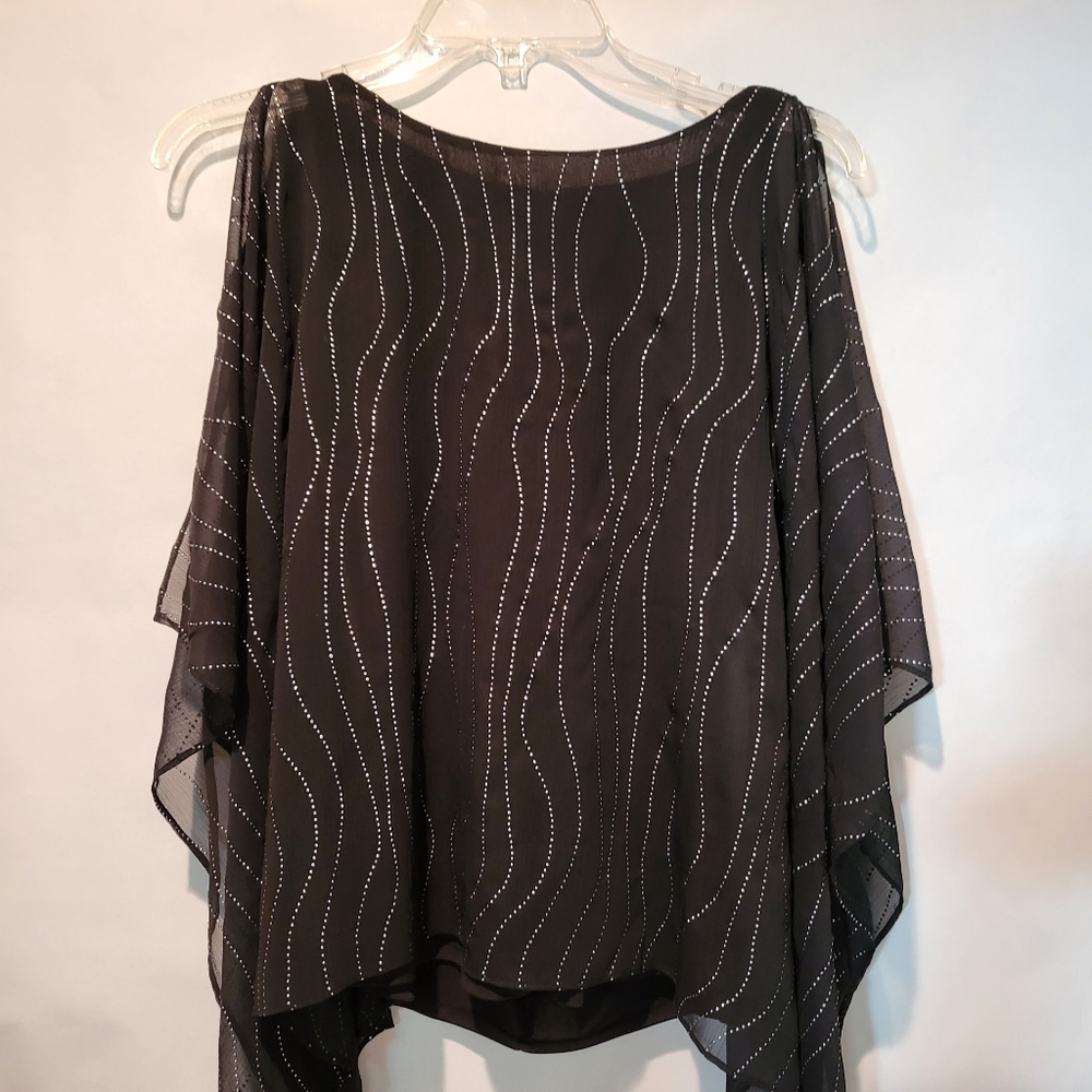 Jennifer Lopez Sheer Cape w/accents